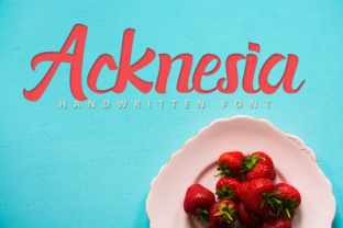 Acknesia: The Script Typeface That Elevates Small Business Branding