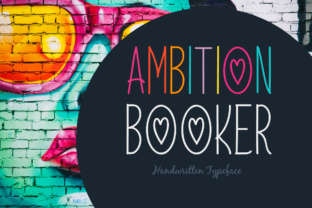 Ambition Booker: A Handwritten Typeface for Editorial Elegance