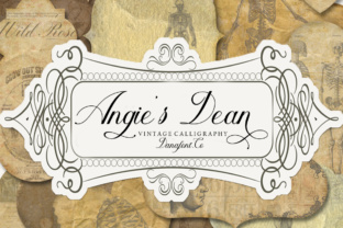 Angie s Dean: A Stylish Script Font for Craft Projects