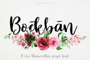 Boekban: The Handwritten Script Font for Authentic Brand Identity
