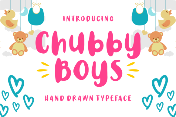 Chubby Boys Typeface: A Playful Display Font for Editorial Design