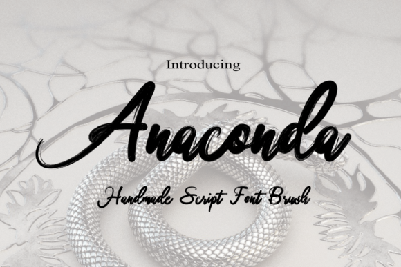 Enhance Digital Layouts With the Anaconda Script Font