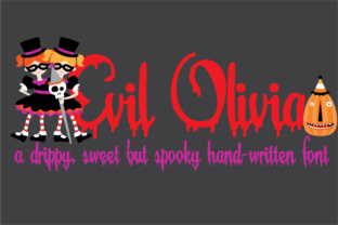 Evil Olivia: A Script Font with a Darkly Delightful Personality