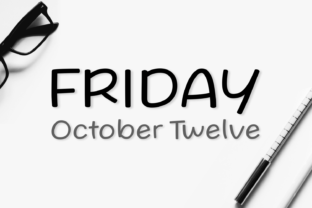 Friday October Twelve: A Polished Font for Small Business Branding