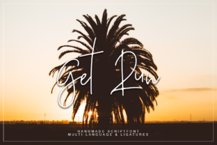 Get Run: A Fresh Calligraphy Typeface for Elegant Brand Identity