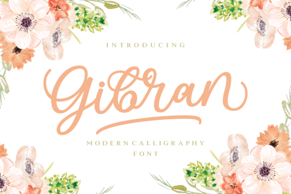 Gibran: A Modern Script Font for Elegant Editorial Design