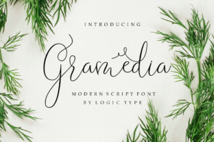 Gramedia Font: A Handwritten Typeface for Digital Elegance