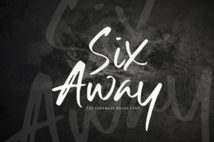 Handcrafted Elegance: Six Away as a Modern Script Typeface for Editorial Design