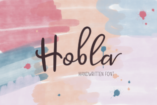 Hobla: A Warm Handwritten Typeface for Modern Brand Identity