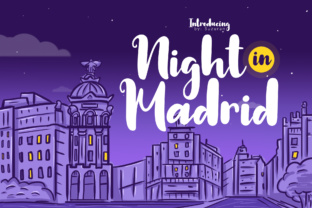 Night in Madrid: A Display Typeface for Editorial Elegance