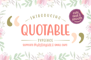 Quotable: The Script Typeface for Modern Web Design