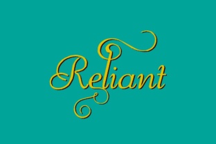 Reliant Typeface: A Beautiful Script for Craft Creations