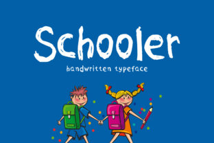 Schooler: A Handwritten Typeface for Playful Brand Identities