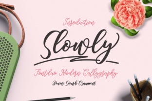 Slowly: A Handwritten Font for Authentic Small Business Branding