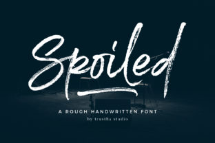 Spoiled Typeface: A Bold Handwritten Font for Campaign Visuals