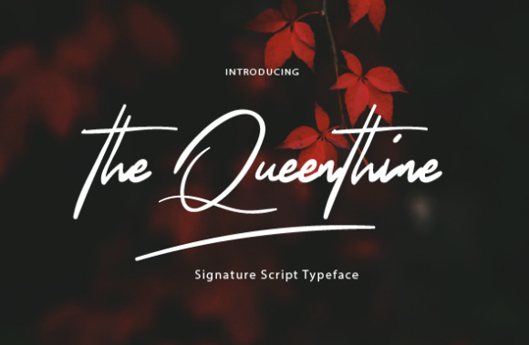 The Queenthine: A Signature Typeface for Editorial Design